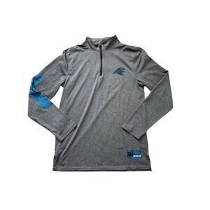 CAROLINA PANTHERS 1/4 zip, pullover, size Men's M/L